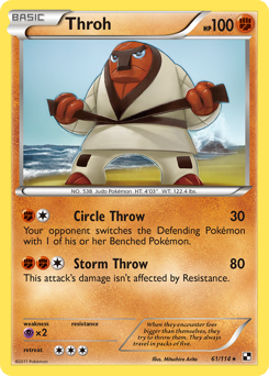 Throh #61 Throh - Black & White - #61 - Pokemon TCG card