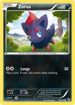 Zorua #70 Zorua - Black & White - #70 - Pokemon TCG card