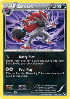Zoroark - Black & White - #71 - Pokemon TCG card
