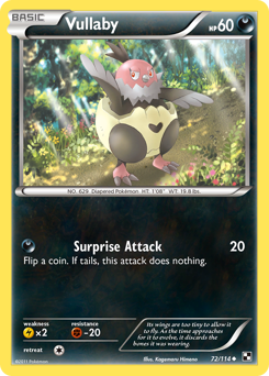 Vullaby #72 Vullaby - Black & White - #72 - Pokemon TCG card