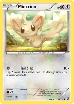 Minccino #88 Minccino - Black & White - #88 - Pokemon TCG card