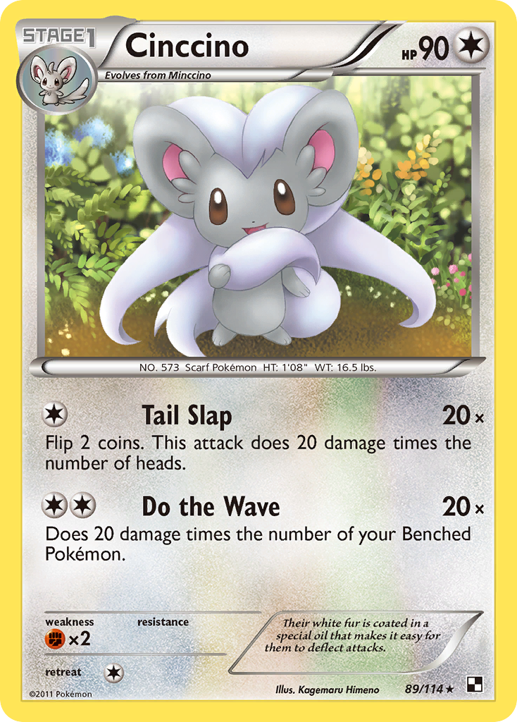 Cinccino - Black & White - #89 - Pokemon TCG card