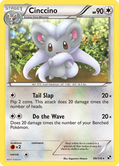 Cinccino - Black & White - #89 - Pokemon TCG card
