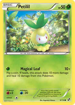 Petilil #9 Petilil - Black & White - #9 - Pokemon TCG card