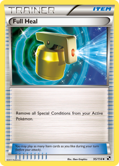 Full Heal - Black & White - #95 - Pokemon TCG card