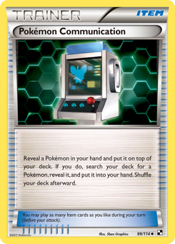 Pokémon Communication - Black & White - #99 - Pokemon TCG card