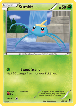 Surskit - Plasma Blast - #1 - Pokemon TCG card