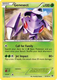 Genesect - Plasma Blast - #10 - Pokemon TCG card