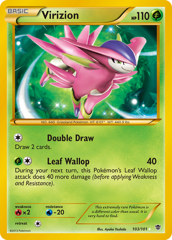 Virizion - Plasma Blast - #103 - Pokemon TCG card
