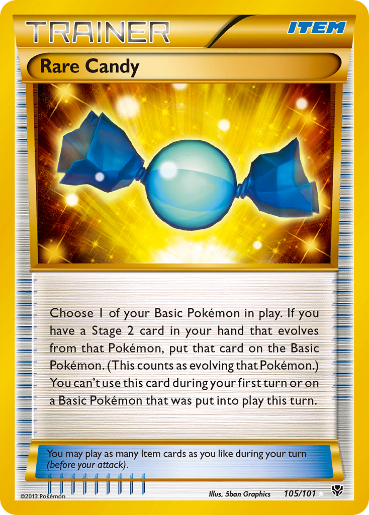 Rare Candy - Plasma Blast - #105 - Pokemon TCG card