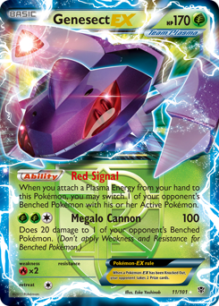 Genesect-EX - Plasma Blast - #11 - Pokemon TCG card