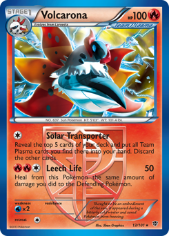Volcarona #13 Volcarona - Plasma Blast - #13 - Pokemon TCG card