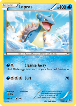 Lapras #17 Lapras - Plasma Blast - #17 - Pokemon TCG card