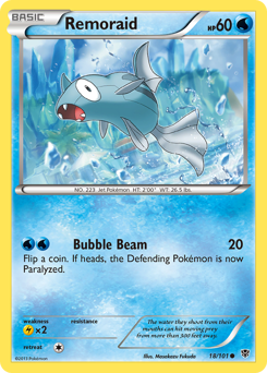Remoraid - Plasma Blast - #18 - Pokemon TCG card