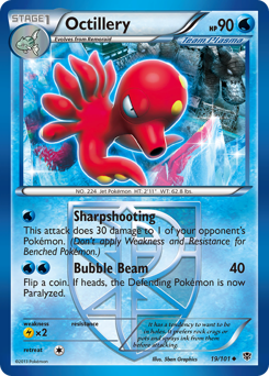 Octillery - Plasma Blast - #19 - Pokemon TCG card