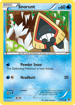 Snorunt - Plasma Blast - #21 - Pokemon TCG card