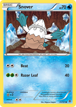 Snover - Plasma Blast - #25 - Pokemon TCG card