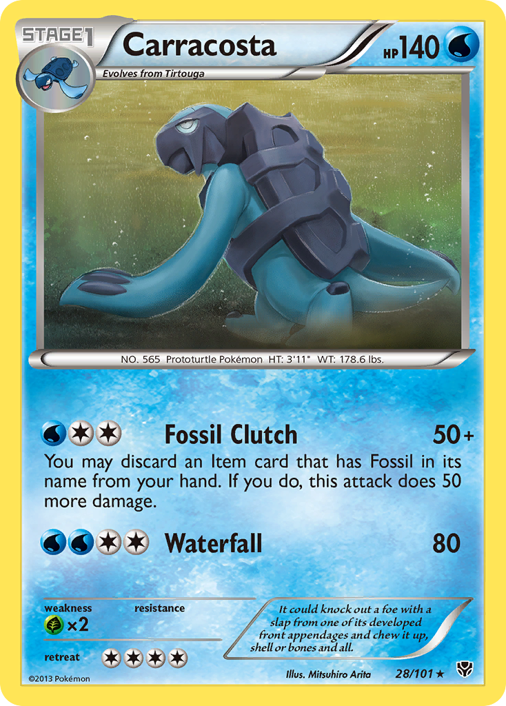 Carracosta - Plasma Blast - #28 - Pokemon TCG card