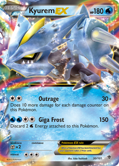 Kyurem-EX - Plasma Blast - #30 - Pokemon TCG card