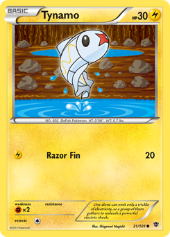 Tynamo - Plasma Blast - #31 - Pokemon TCG card