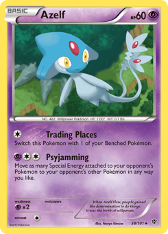 Azelf - Plasma Blast - #38 - Pokemon TCG card