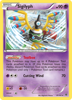 Sigilyph #41 Sigilyph - Plasma Blast - #41 - Pokemon TCG card