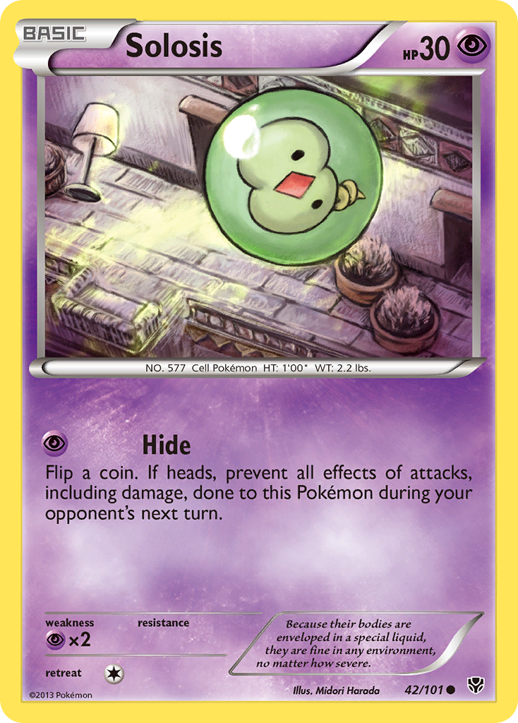 Solosis - Plasma Blast - #42 - Pokemon TCG card
