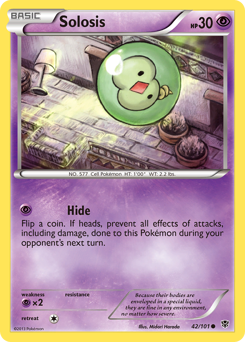 Solosis - Plasma Blast - #42 - Pokemon TCG card