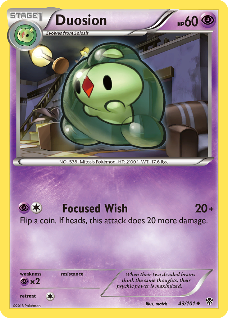 Duosion - Plasma Blast - #43 - Pokemon TCG card