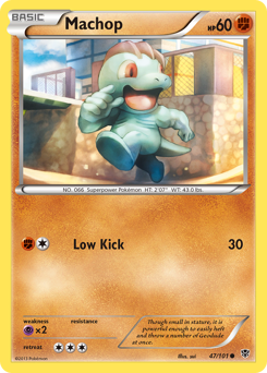 Machop #47 Machop - Plasma Blast - #47 - Pokemon TCG card