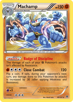 Machamp - Plasma Blast - #49 - Pokemon TCG card