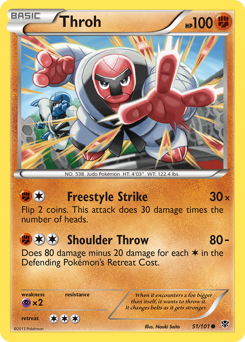 Throh #51 Throh - Plasma Blast - #51 - Pokemon TCG card