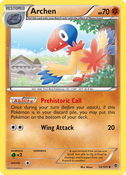 Archen #53 Archen - Plasma Blast - #53 - Pokemon TCG card