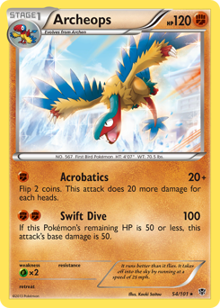 Archeops - Plasma Blast - #54 - Pokemon TCG card