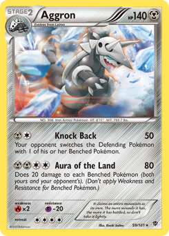 Aggron #59 Aggron - Plasma Blast - #59 - Pokemon TCG card