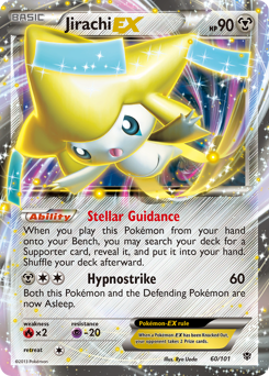 Jirachi-EX #60 Jirachi-EX - Plasma Blast - #60 - Pokemon TCG card