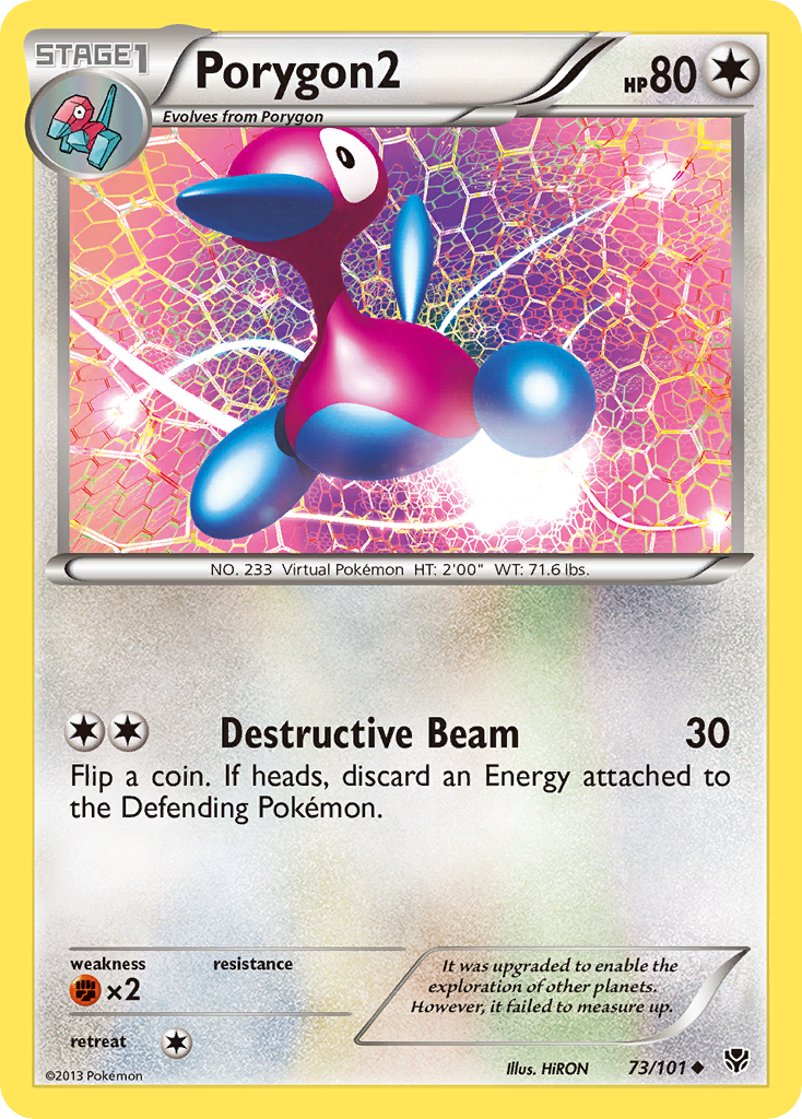 Porygon2 - Plasma Blast - #73 - Pokemon TCG card