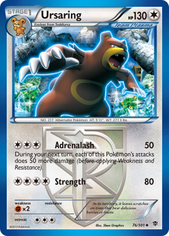 Ursaring - Plasma Blast - #76 - Pokemon TCG card