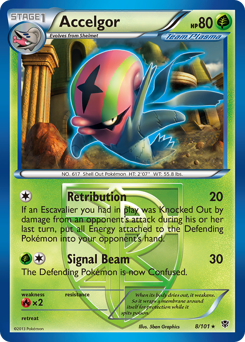Accelgor - Plasma Blast - #8 - Pokemon TCG card