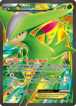 Virizion-EX - Plasma Blast - #96 - Pokemon TCG card