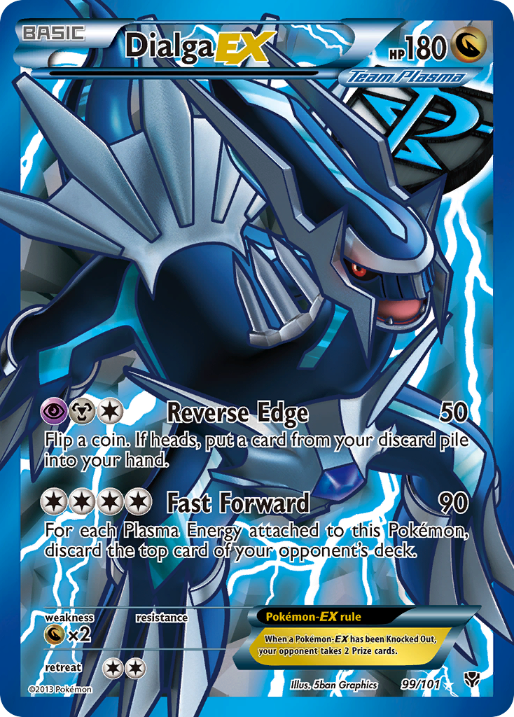Dialga-EX - Plasma Blast - #99 - Pokemon TCG card