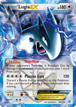 Lugia-EX #102 Lugia-EX - Legendary Treasures - #102 - Pokemon TCG card