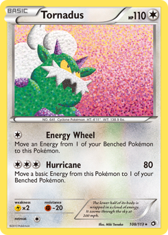 Tornadus #108 Tornadus - Legendary Treasures - #108 - Pokemon TCG card