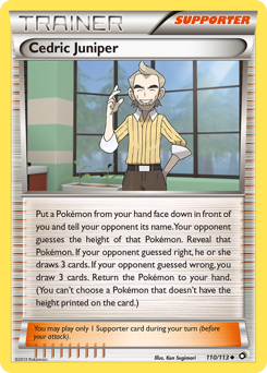 Cedric Juniper - Legendary Treasures - #110 - Pokemon TCG card