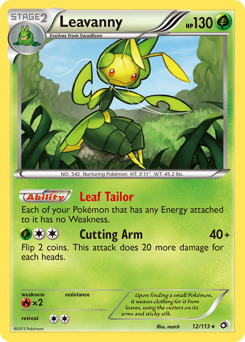 Leavanny #12 Leavanny - Legendary Treasures - #12 - Pokemon TCG card