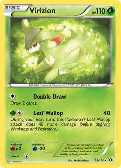 Virizion - Legendary Treasures - #15 - Pokemon TCG card