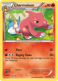 Charmeleon - Legendary Treasures - #18 - Pokemon TCG card