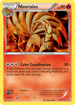 Ninetales - Legendary Treasures - #21 - Pokemon TCG card
