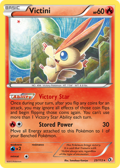 Victini #23 Victini - Legendary Treasures - #23 - Pokemon TCG card