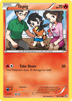 Tepig - Legendary Treasures - #25 - Pokemon TCG card